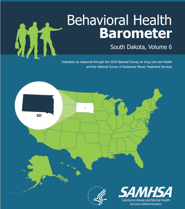 Cover art for Behavioral Health Barometer South Dakota, Volume 6